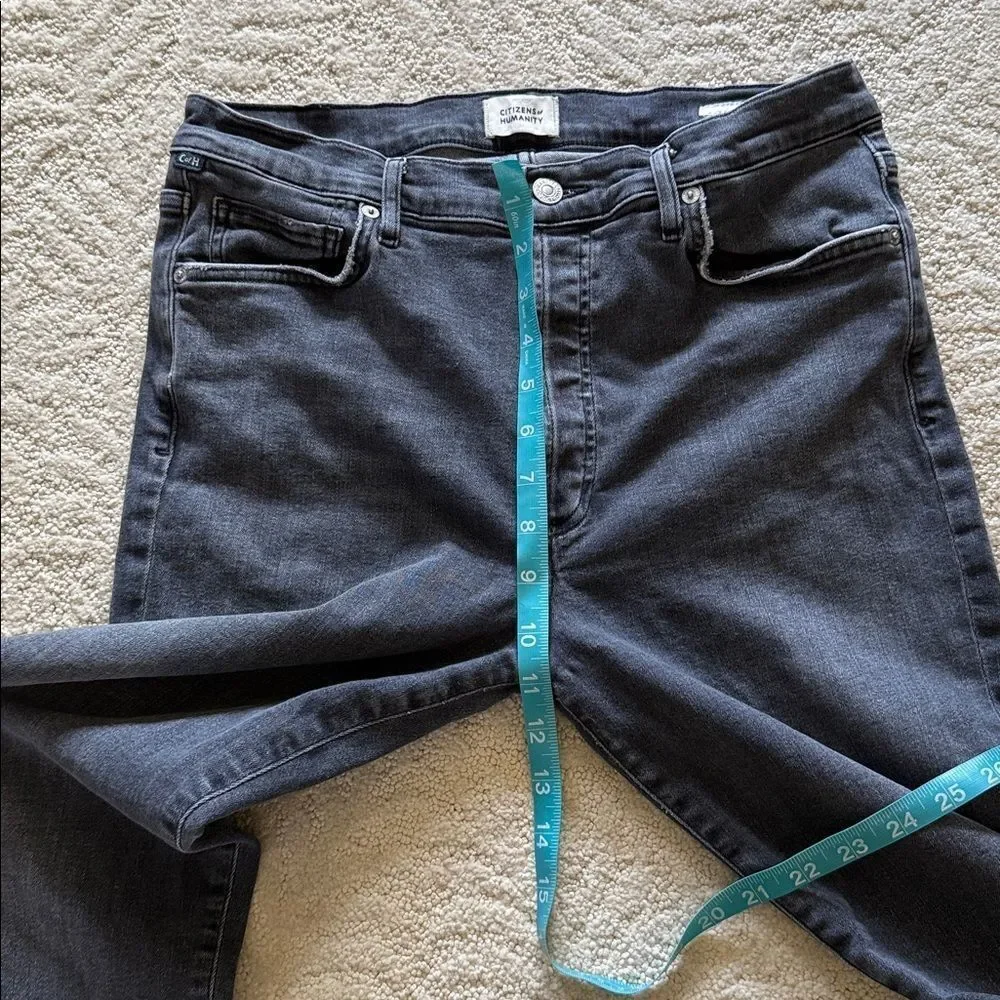Citizens of Humanity ‘Olivia’ high rise, ankle Jeans in washed charcoal, size 30